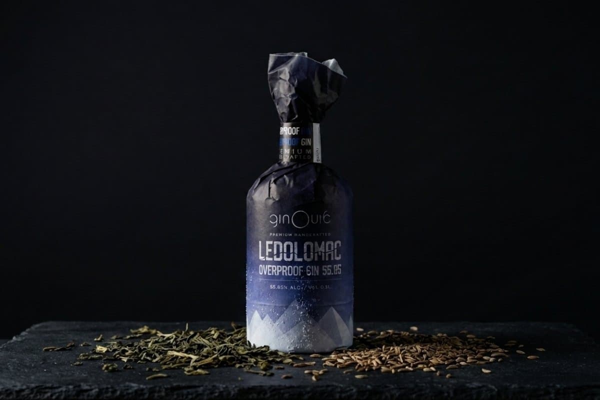 Ginović Ledolomac overproof Navy Strength gin