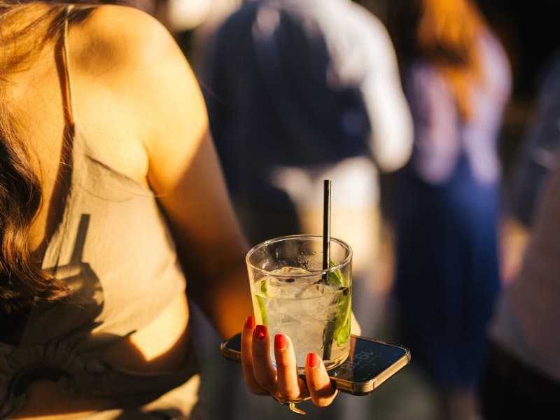 GinfestNS festival atmosfera — zalazak sunca i gin